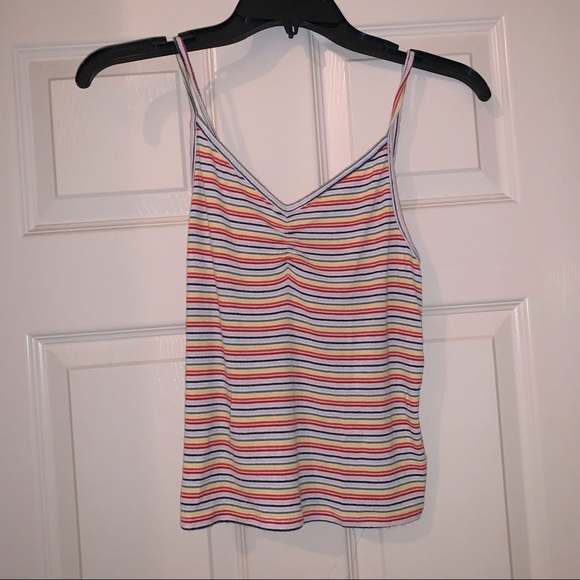 American Eagle Soft & Sexy Ribbed Tank in Rainbow - Picture 1 of 7